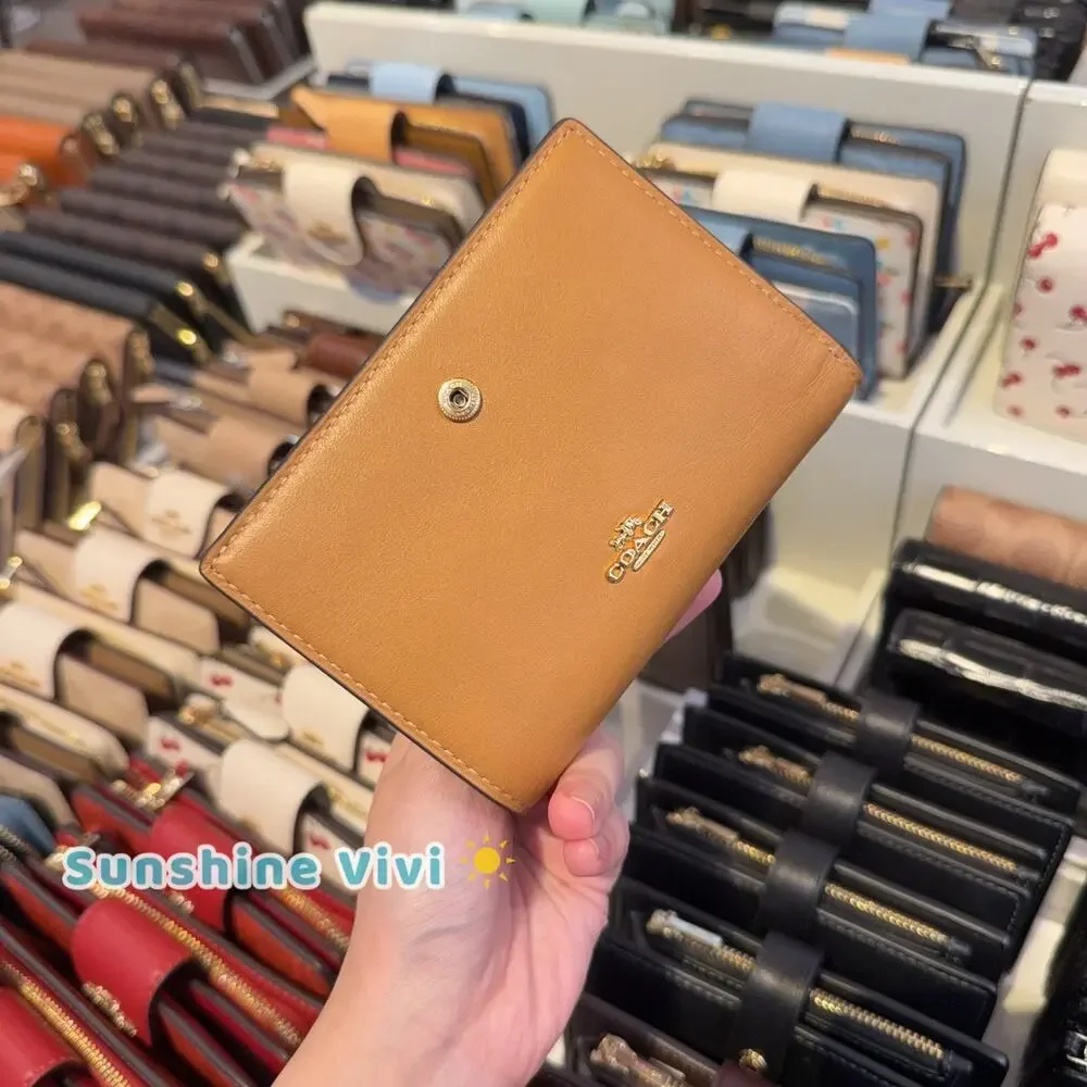 NWT Coach 2-in-1 Wallet Smooth Leather CCL71 brown